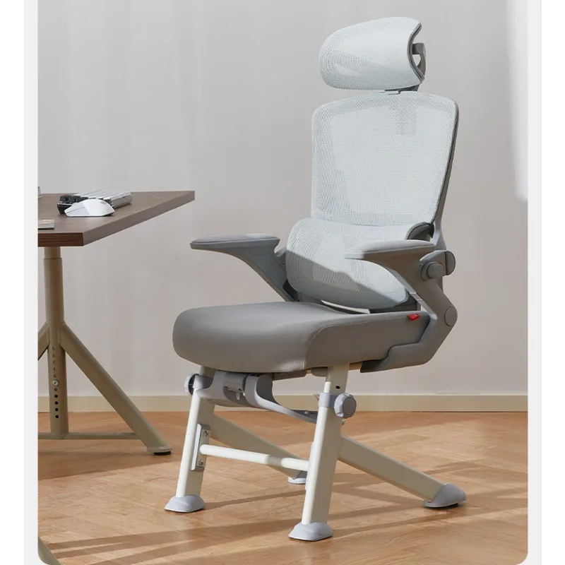 Эргономичное компьютерное кресло для домашнего обучения, офисное кресло с бантом, удобное сидячее кресло на талии