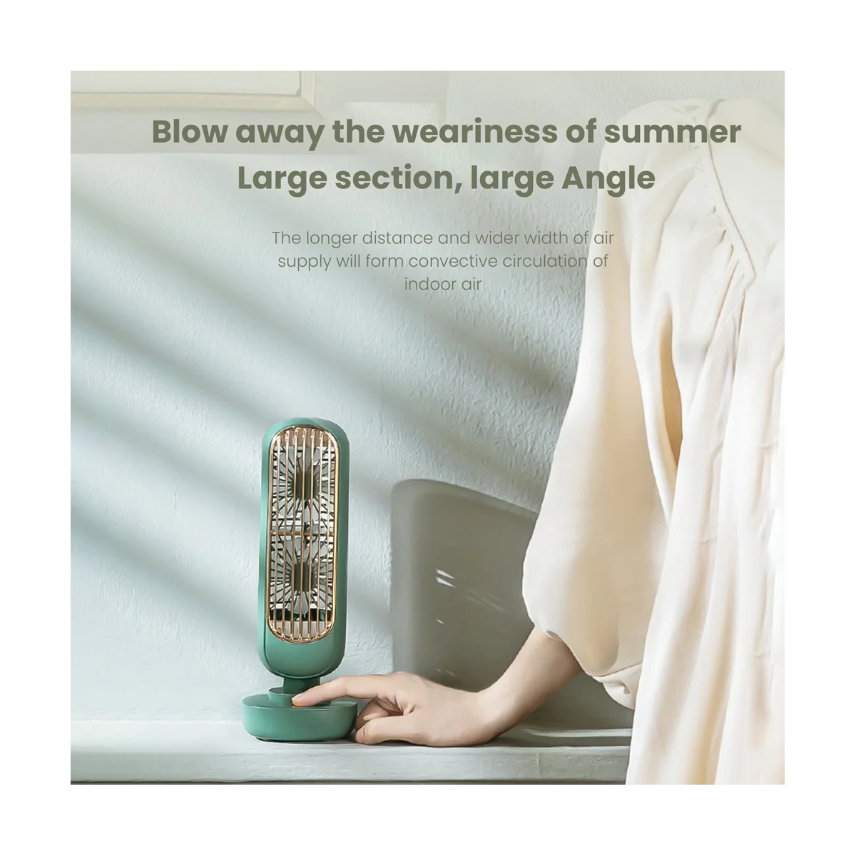 حامل جديد مروحة USB صغيرة بطارية قابلة للشحن برج مروحة الطاولة نوع C المحمولة سطح المكتب مبرد الهواء دراسة التخييم 1