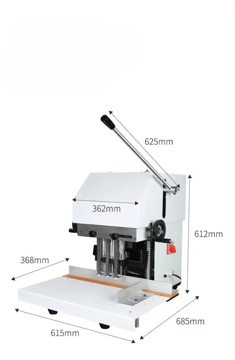 factory direct sales   double head hole punching machine price manual paper PVC clock in machine slot hole punching machine