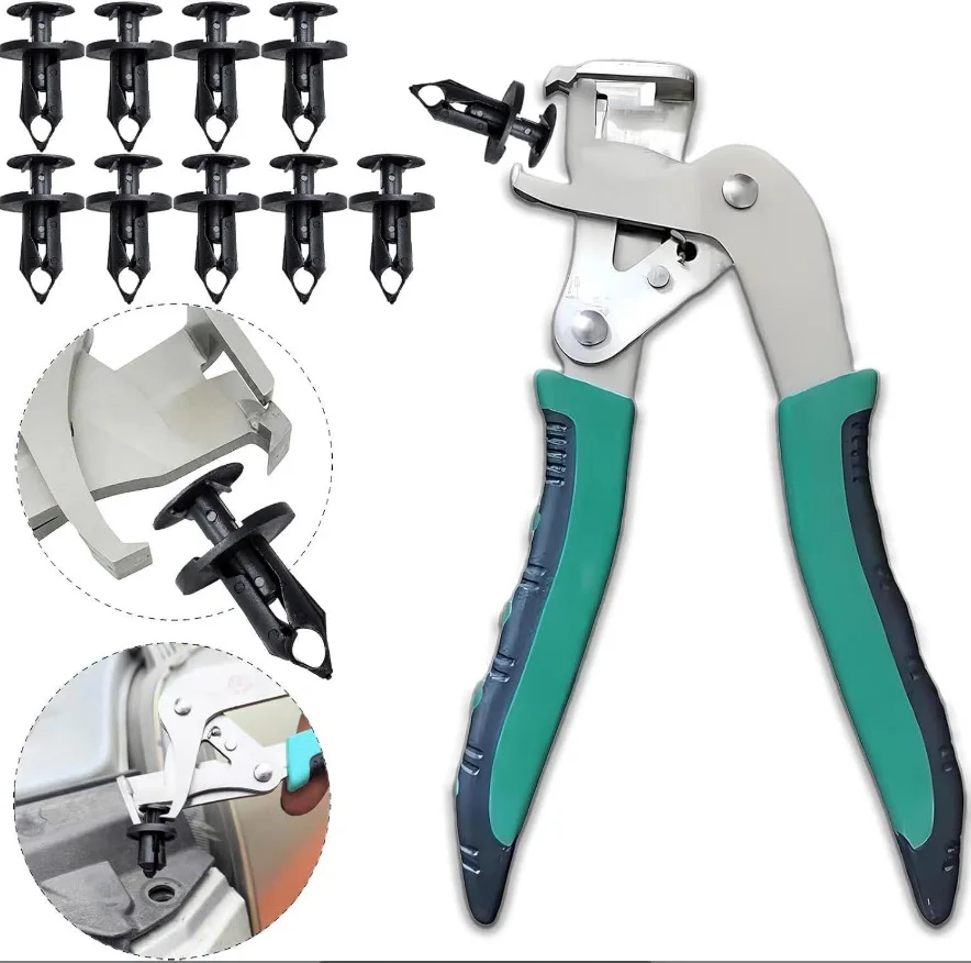 Car Clip Pliers Car Panel Removal Tool Snap Pliers Easy Remove Fasteners Professional Auto Repair Kit For Plastic/Nut Removal
