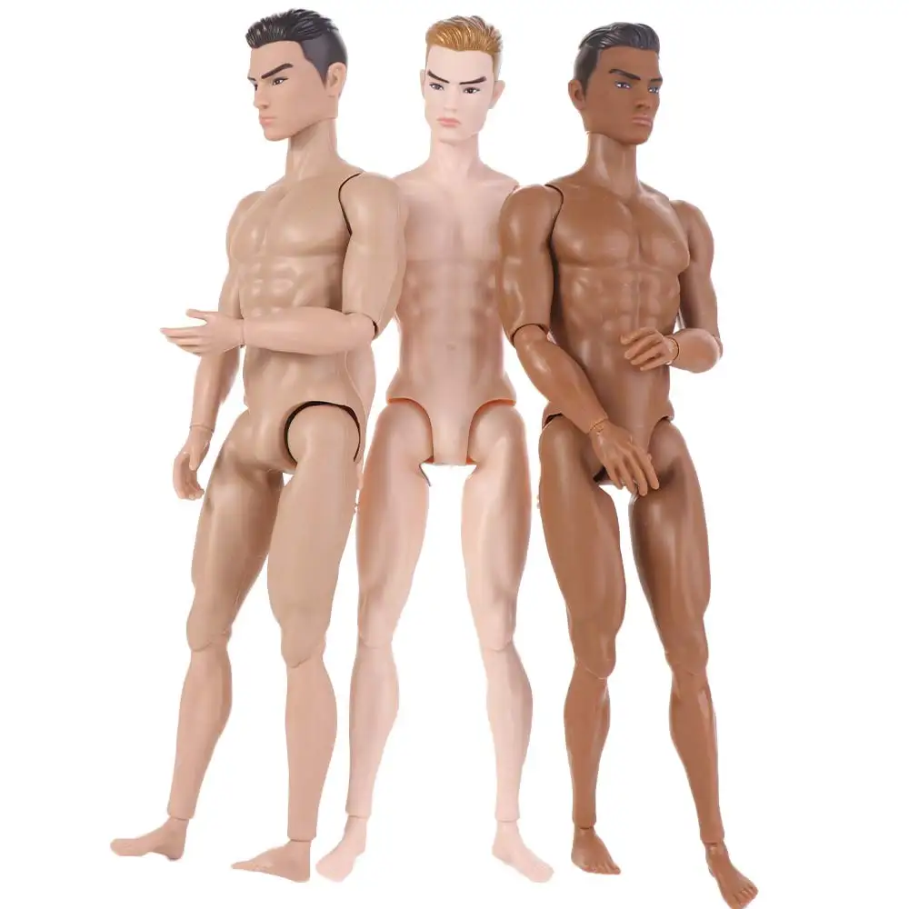 

White/Normal/Tan 1/6 Male Doll Strong Man 35cm Height Male Model 13 Joint Multi-Joints Action Figure Body DIY Toy tudo por 1 real e frete gratis poupée blythe doll toys lol dolls