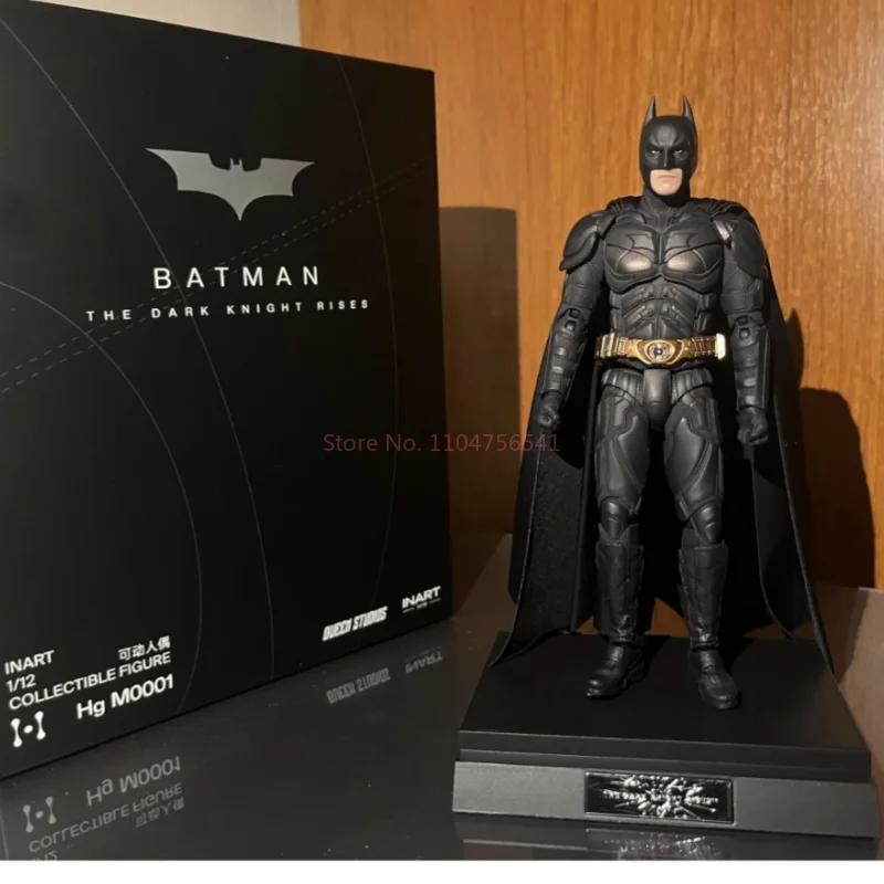 

Inart Studio Batman Action Figure 1/12 Scale DC Dark Knight Trilogy Collectible Toy Bat Man Statue Model for Customized Gifts