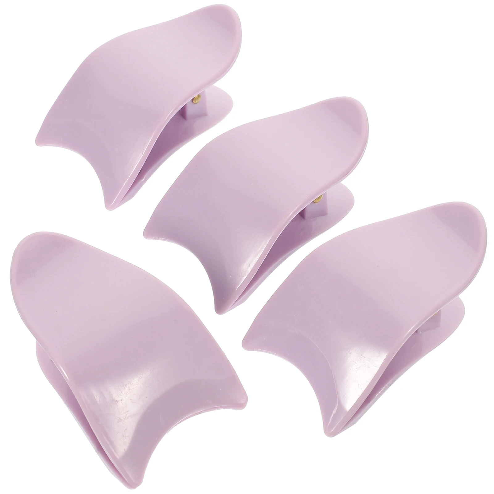 

4 Pcs Eyelash Applicator Tool False Lash Tweezers Extension Aid Makeup Cluster Curler Portable Practical Durable
