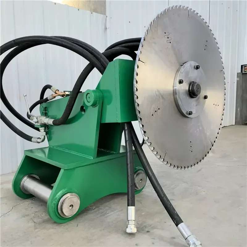 For Excavator Hydraulic Circular Saw Tree Saw Blade Accessories with Motor Core for Construction Logging Timber Cutting New