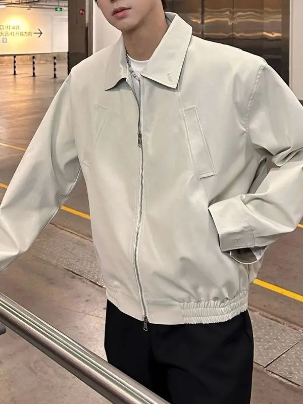 

Современная мужская куртка-бомбер Harrington на молнии, повседневная, износостойкая, однотонная, для осеннего сезона