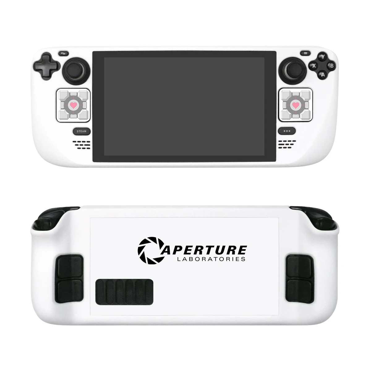 Steam Deck Case Portal Console Cover Hard PC Protective Anti-Scratch Non-Slip Black White Transparent Shell Case Accessories