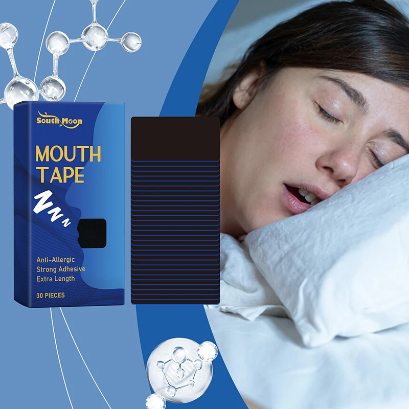 30PCS Anti-Snoring Mouth Tape Promote Nasal Breathe Better Reduce Oral Breathing Improving Patch Eliminate Snore Sleep Stickers