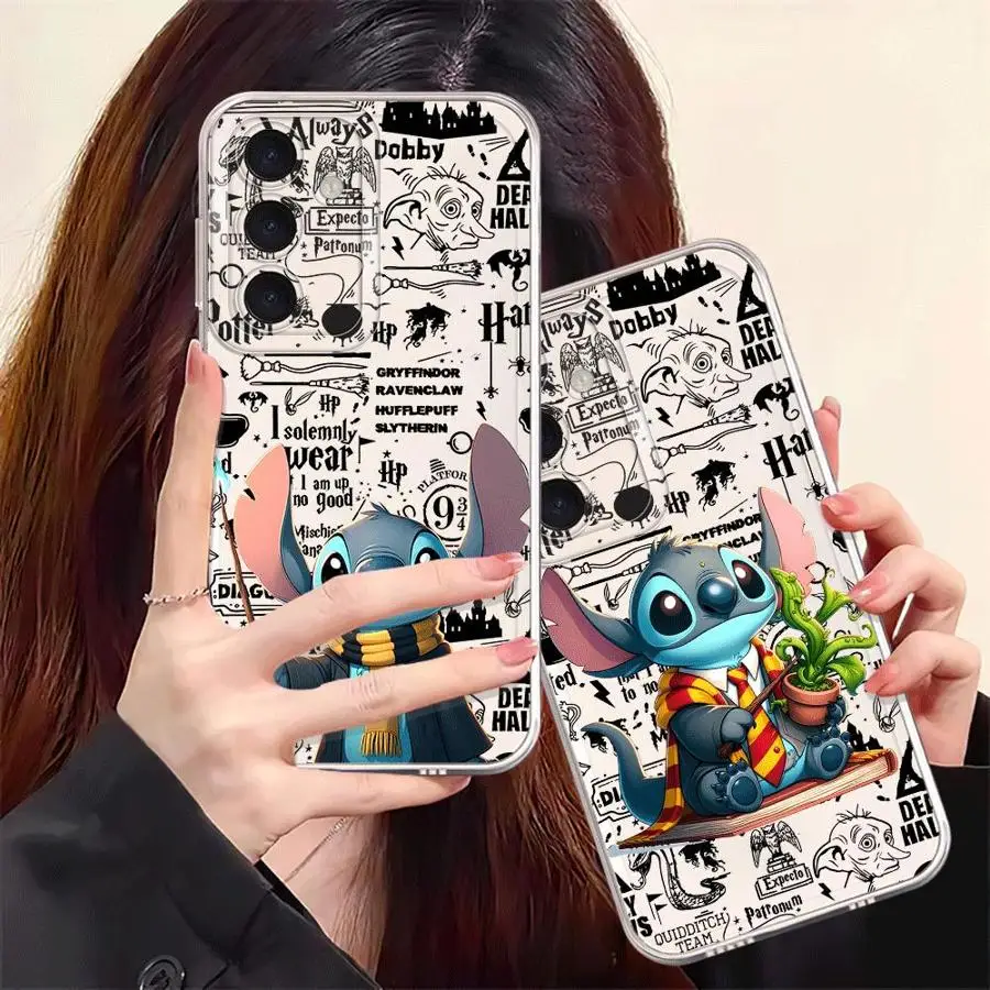 Cartoon Disney Art Stitch Phone Case for Samsung Galaxy A32 A52 A31 A50 A12 A52s A22 A51 A71 4G A21s A72 5G A16 Soft Cover