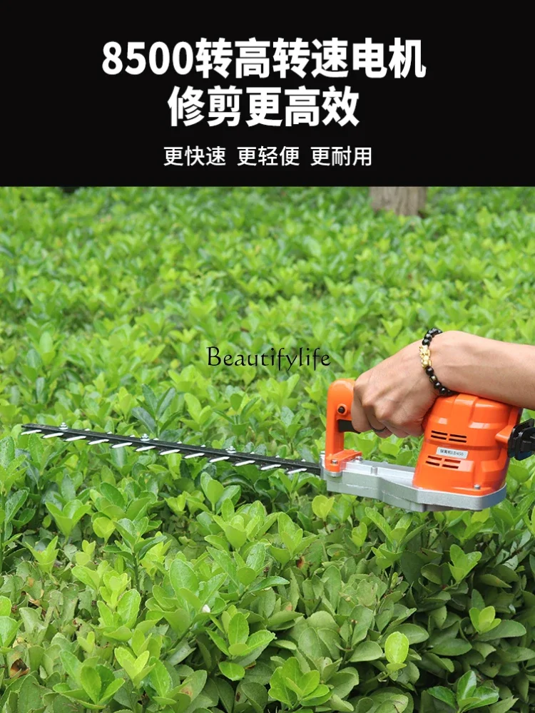 Lithium Battery Green Hedge Rechargeable Hedge Trimmer Split Tea Maker Tea Machine Landscaping Tree Trimmer