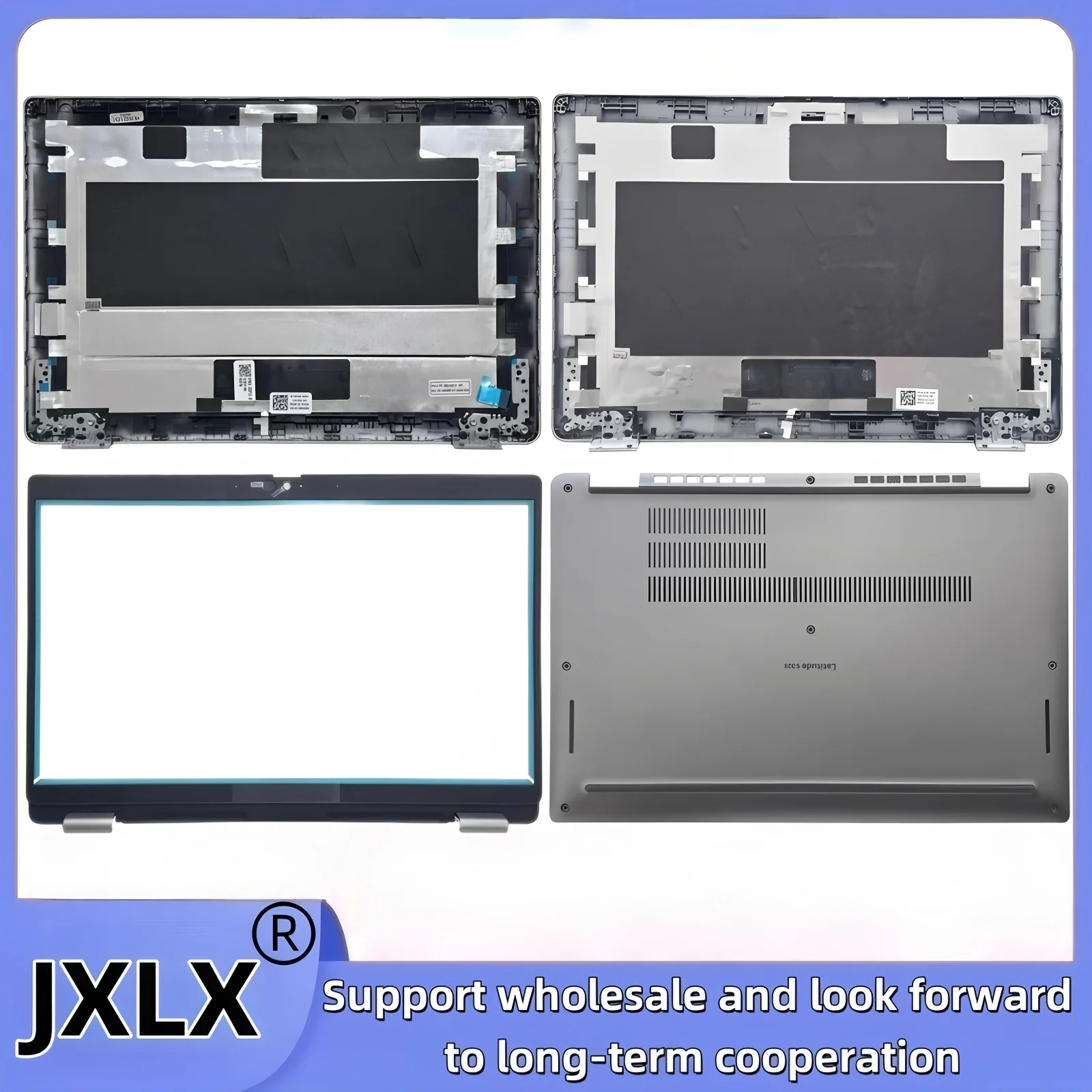 

JXLX® New for Dell Latitude 5320 E5320 Laptop LCD Back Cover Top Case/LCD Front Bezel cover/Palmrest Cover 0MR6NN 08F8VW 0007N8