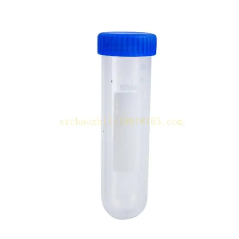 62KA 3Pcs Clear 50ml Centrifuge Tubes Set with Graduated Scale Anti-leaking Screw