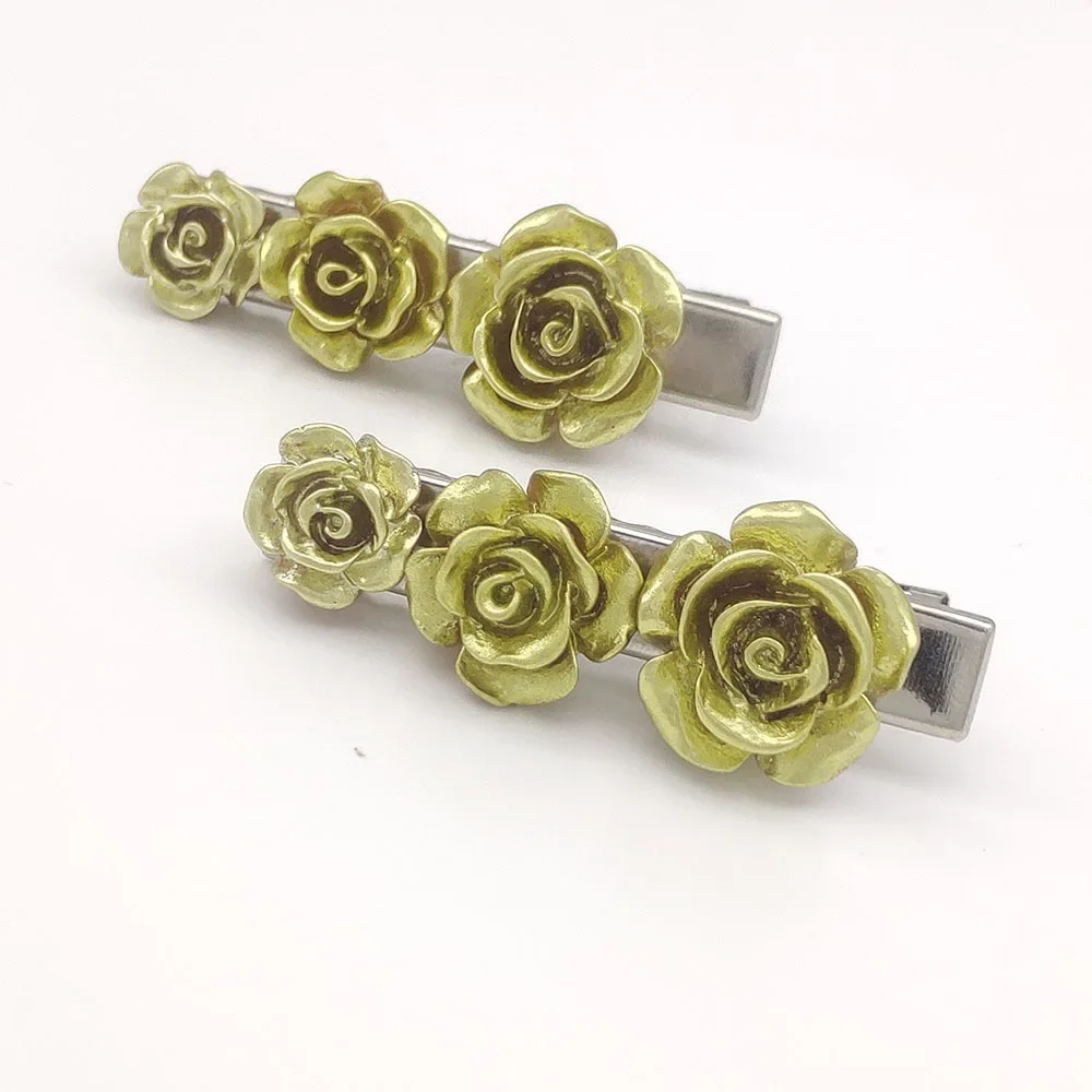 2PCS Anime The Apothecary Diaries Maomao Headdress Cosplay Alloy Flower Hair Clip Props Headwear Accessories Women Jewelry Gift