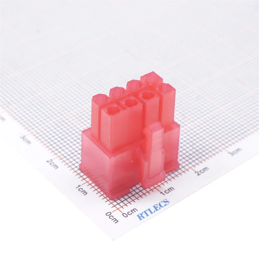 10/100 Pcs Mini-Fit 5557 8 Position Receptacle Housing Plug 4.20 mm PCI-E PCIe GPU Graphics Card Power Connector Shell Terminals