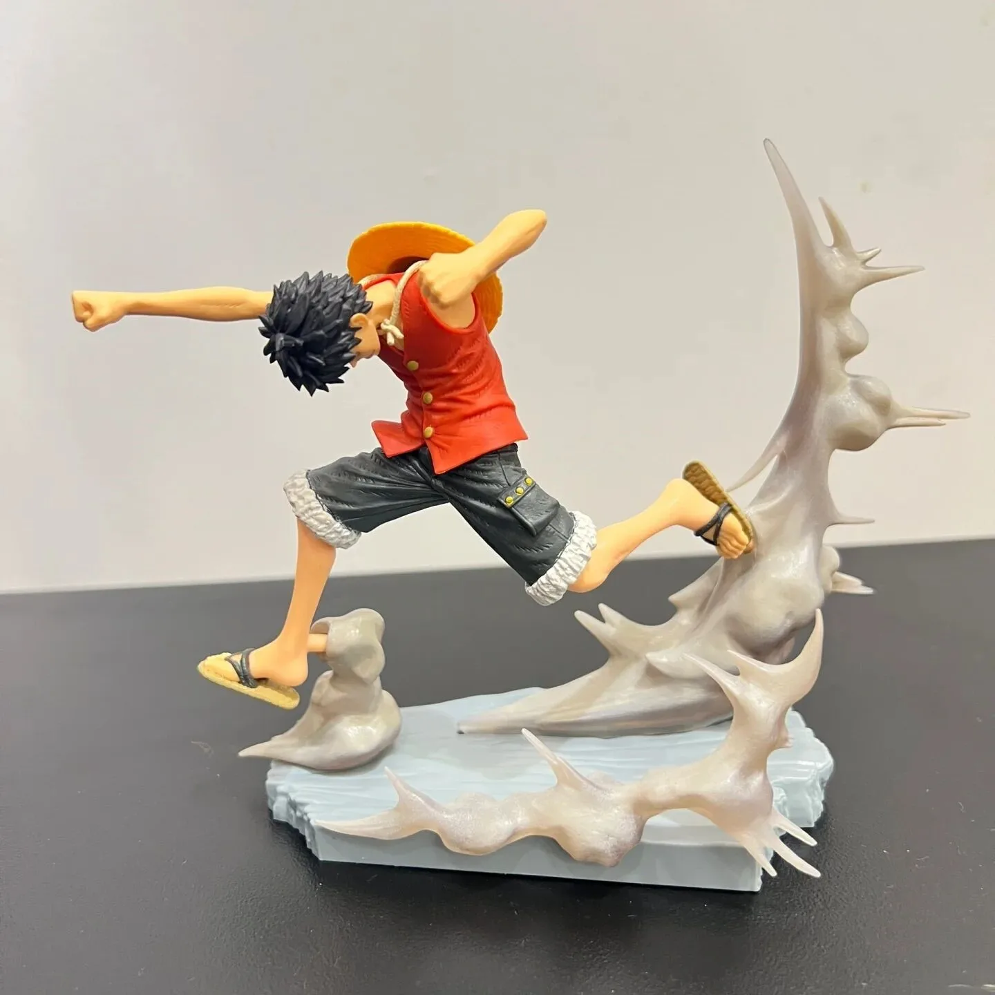 Original One Piece Grandista Roronoa Zoro Senkozekkei-monkey.d.luffy Gear5 Vs Rob Lucci  Action Figure Model Kids Toy Gifts