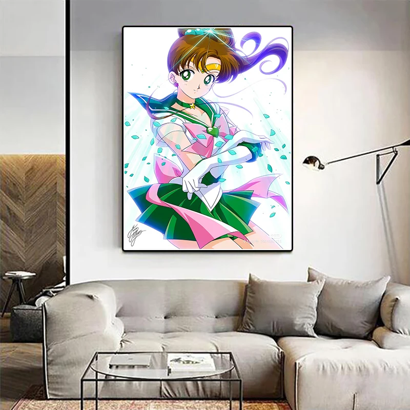 Cartoon Girl Diamond Painting Beauty Girl Warrior Sticking Diamond Embroidery Handmade DIY Mosaic Home Decoration Gift