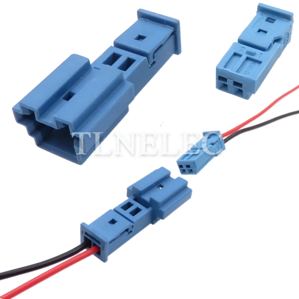 2 Pin Way automatyczne złącze przewodu głośnik samochodowy niezamkniętych szczelnie gniazdo dla BMW 9-1452577-1 9-968554-1 9-968554-1A 8-1452577-1A B-14525-1