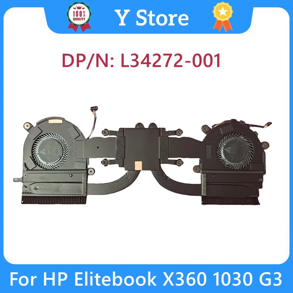 Y Store NEW L34272-001 For HP Elitebook X360 1030 G3 Laptop Cooling Fan Heatsink ND55C02 DC05V 0.50A 17G03 17G04 HSN-Q10C