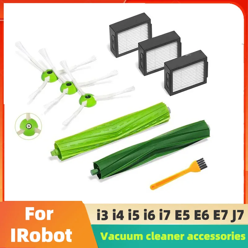 

for iRobot Roomba i7 E5 E6 Series Robot Hepa Filter Side Brush Brush Roll Vacuum Cleaner high quality Replacement Spare Parts