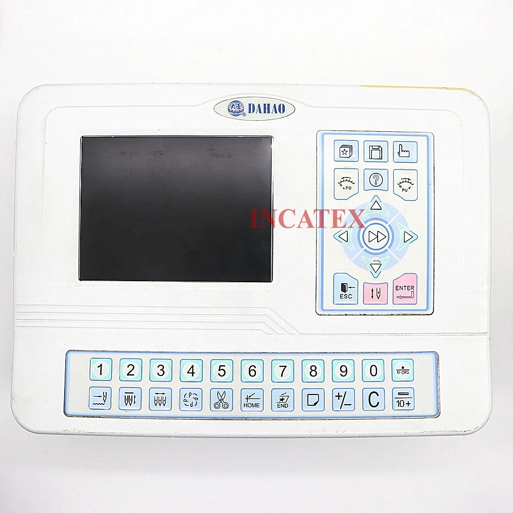 Feiya Damei Chinese Embroidery Machine Parts Original Good Condition Dahao Complete Operation Box Control Panel Monitor 328-7V