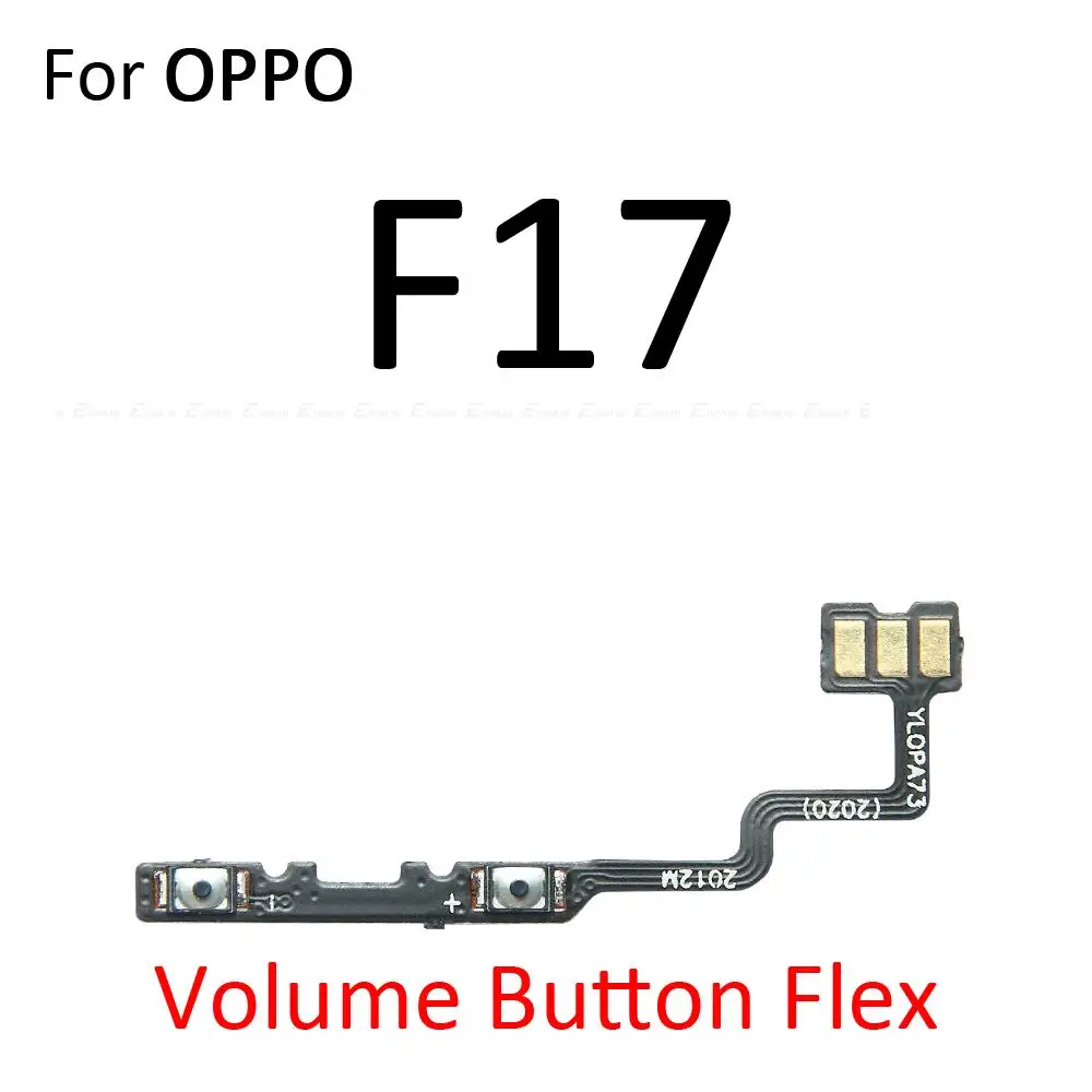 Power ON OFF Mute Switch Control Key Volume Button Flex Cable For OPPO F3 F9 F11 F15 F17 Pro Replacement Parts