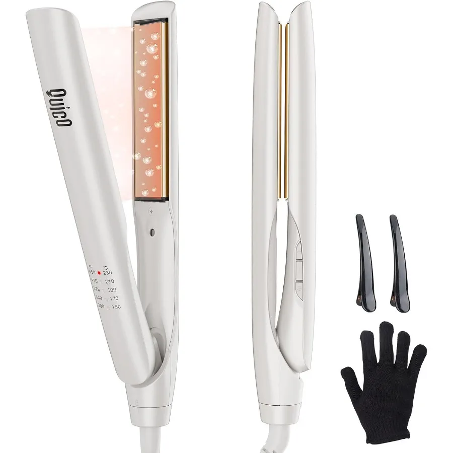 

Дорожный выпрямитель для волос 100-240В с двойным напряжением, нагрев за 15 секунд, профессиональный, с отрицательными ионами, керамический, для уменьшения пушистости, 5 режимов