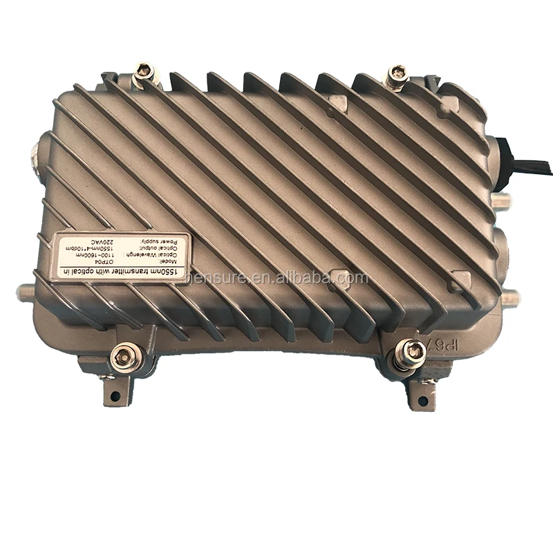 

Outdoor 1310nm Optical Transmitter With 4 Ports 16mw Optical Fiber Network Equipment Wavelength 1550nm Used