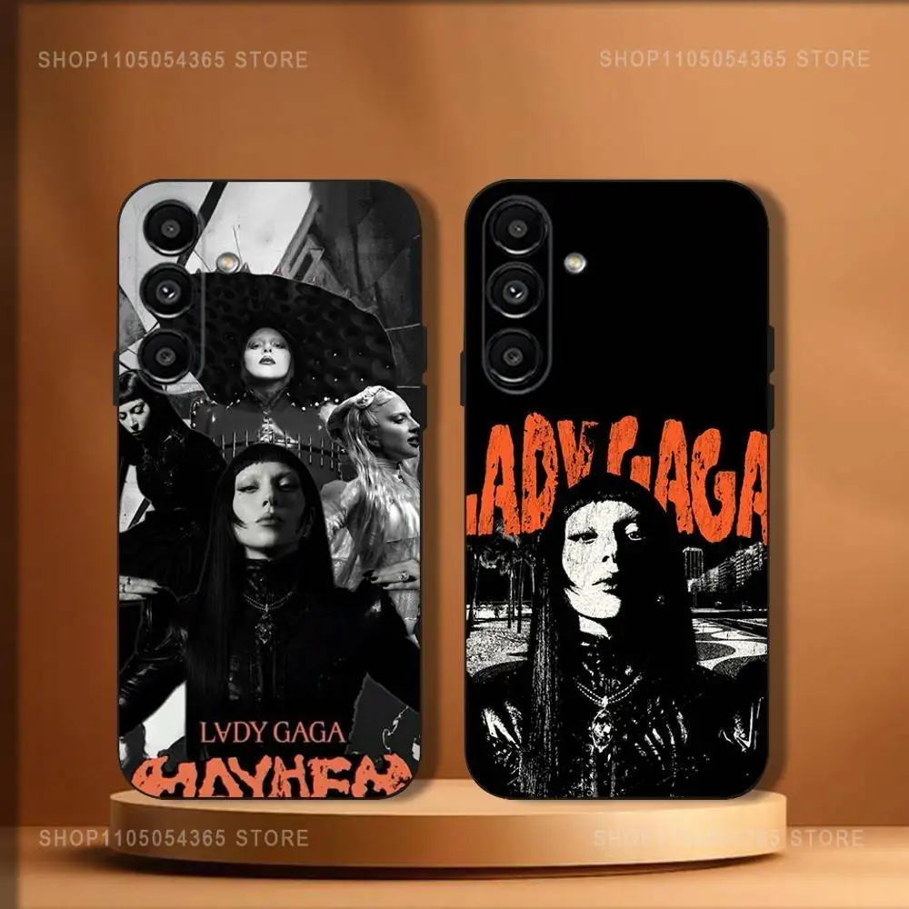 

L-Lady G-Gaga Mayhems Phone Case For Samsung Galaxy A20,A21s,A22,A31,A32,A52,A53,A72,73,A80 Soft Black Cover