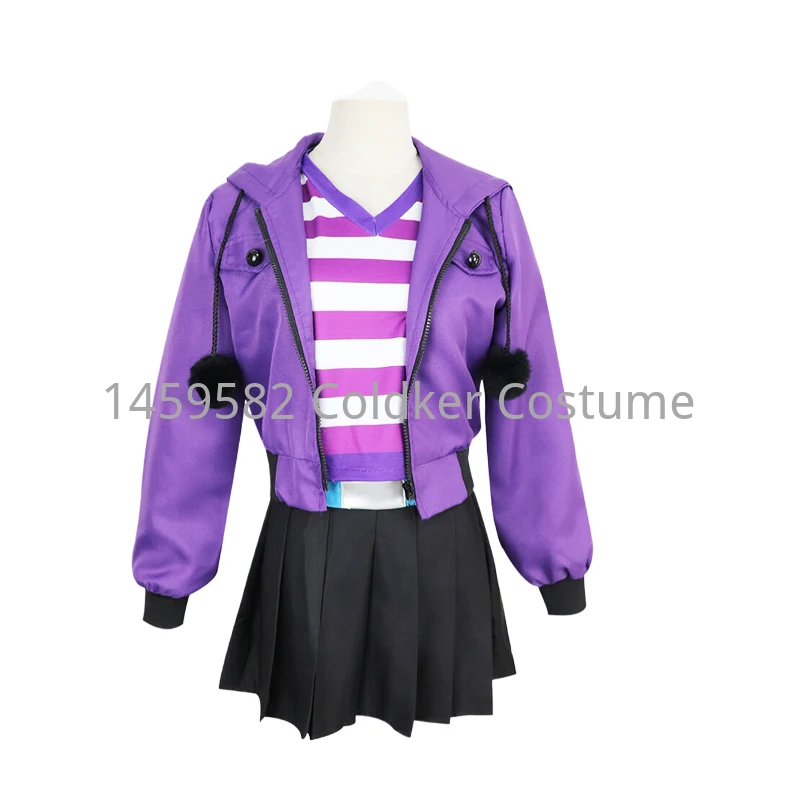 Disfraz de Cosplay de Fate Apocrypha Astolfo para mujer, peluca rosa, chaqueta púrpura, abrigo de primavera para fiesta de Halloween, 2XL