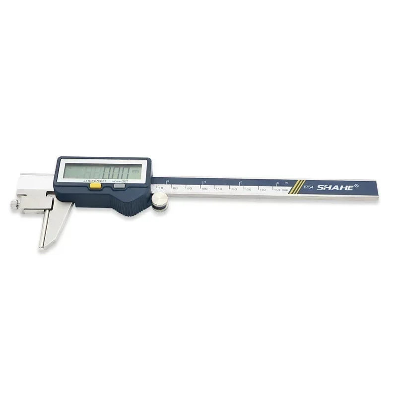 SHAHE Stainless Seel Tube Thickness Caliper 150/200/300 mm With Extra-Large LCD Screen Built-in Wireless Data Output