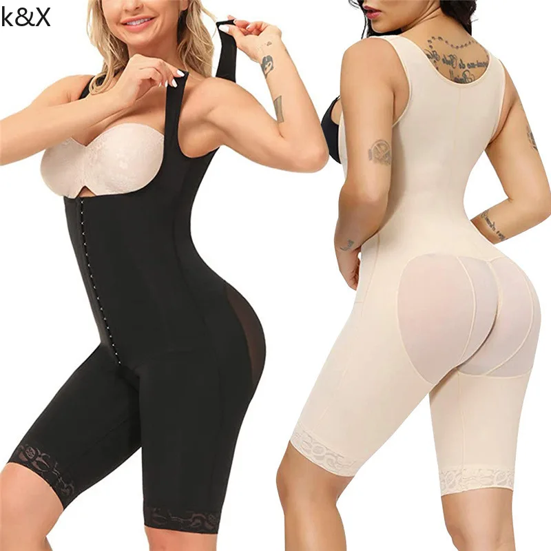 Women's Shapewear Postpartum Shaping Abdominal Girdle Slimming Waist Trainer Flat Stomach Shaper Full Body Fajas Colombianas