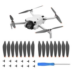 4 Pairs TPU 6030F Propeller for DJI MINI 4 PRO  Props Blade Light Weight Drone Wing Fans With Screws Replacement Accessories