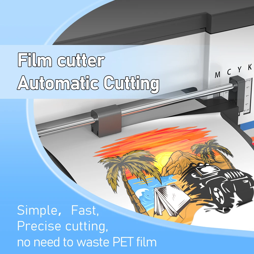 A3 A4 Desktop DTF Printer With XP600 Printhead Direct To Film Transfer Printer Complete Kit For T-Shirt  Printing Business