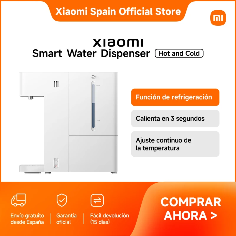 الرسمية |     موزع مياه Xiaomi الذكي ساخن وبارد، وظيفة تبريد، تسخين خلال 3 ثوانٍ، 4 خيارات حجم مائي محددة مسبقًا