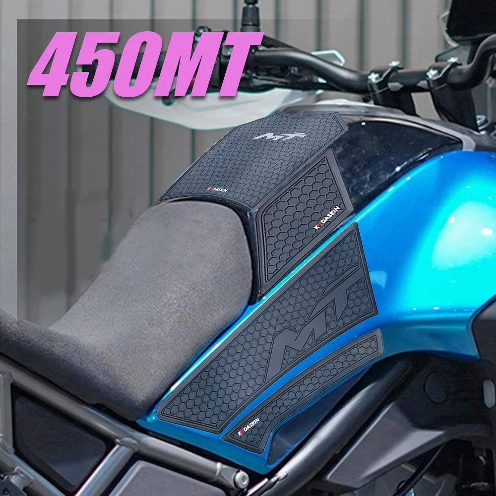 

Used For CFMOTO 450MT Motorcycle Accessories Rubber Gas Tank Decoration And Protection Thicken Decals Fuel Tank Stickers Kits