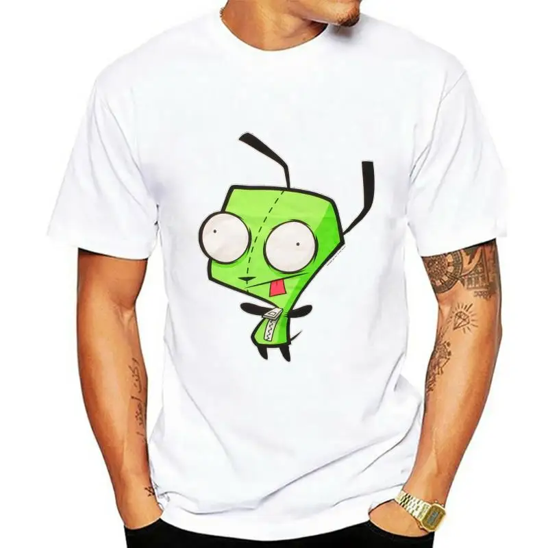 Invader Zim Mens T-Shirt - Happy Hug Ready Zim Image