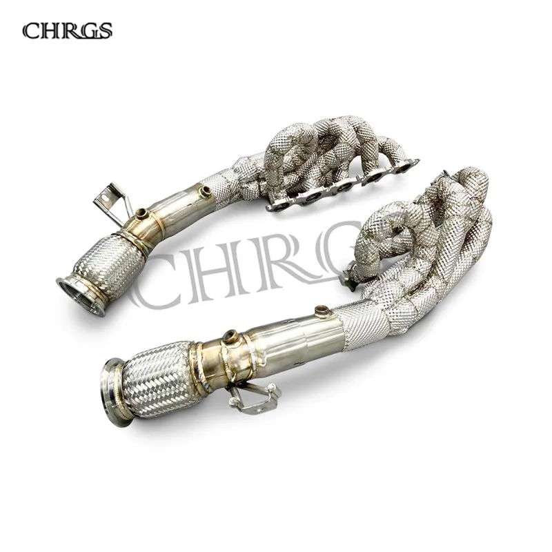 

Factory Premium Quality Stainless Steel Exhaust Manifold Downpipe For Lamborghini Huracan LP580/LP610 5.2 l 2014