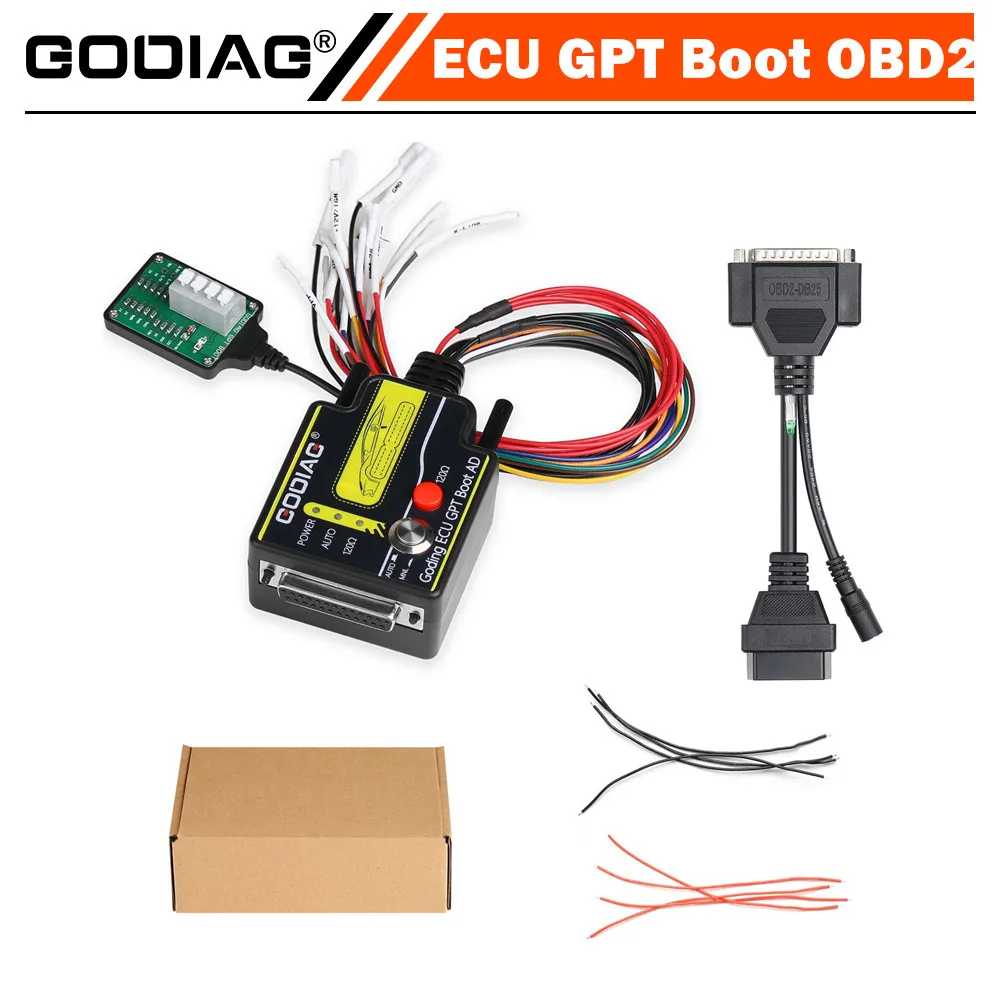 GODIAG ECU GPT 부트 AD 커넥터, ECU 읽기 쓰기, 분해 필요 없음, J2534, PCMFlash, FoxFlash, FC200 과 호환 가능 