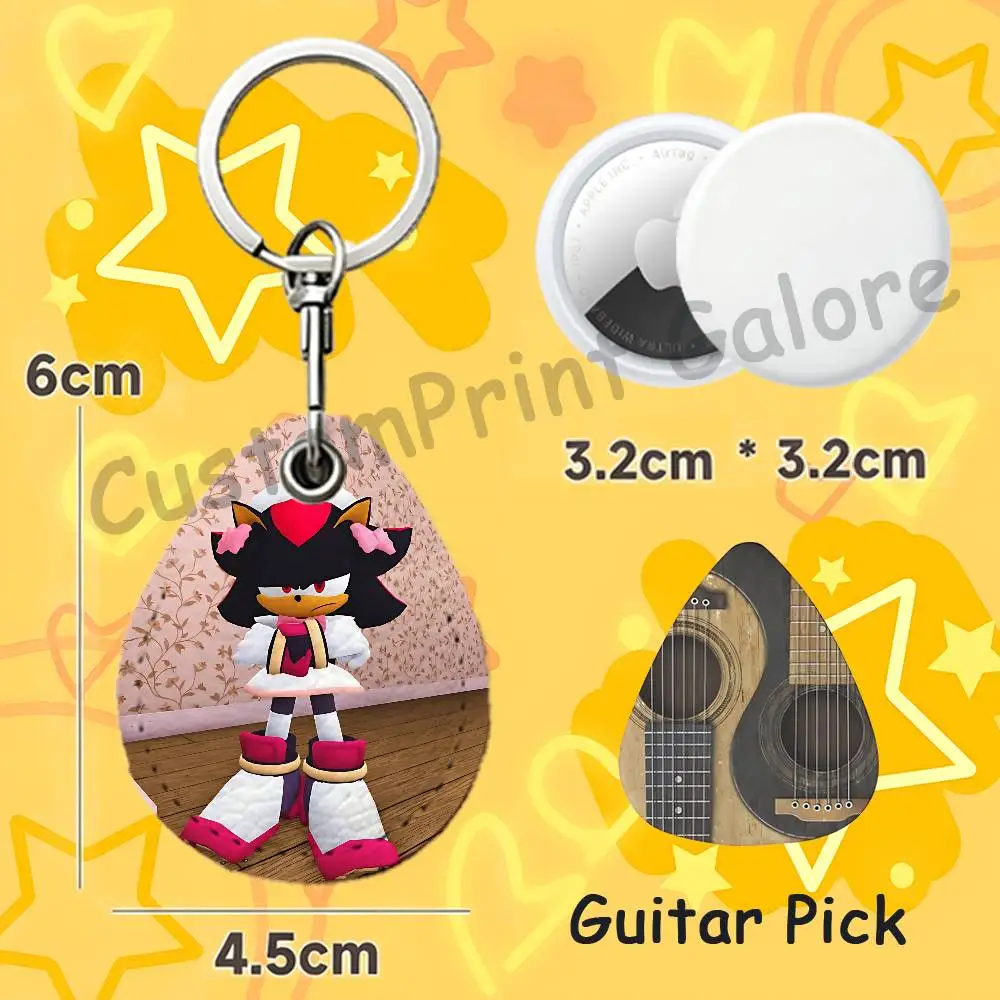 S-ShadowES S-Sonic Mini Leather Bag Essential Oil Diffuser Keyring For  S-SmartTag Stable Guitar Pick Storage