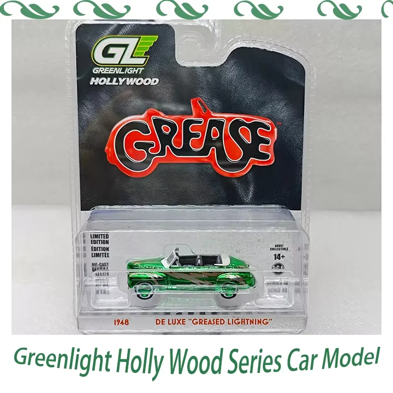 

Greenlight 1:64 1948 De Luxe, трансформируемый гальванический зеленый сплав, модель автомобиля, статическая коллекция, украшенные праздничные подарки, игрушки