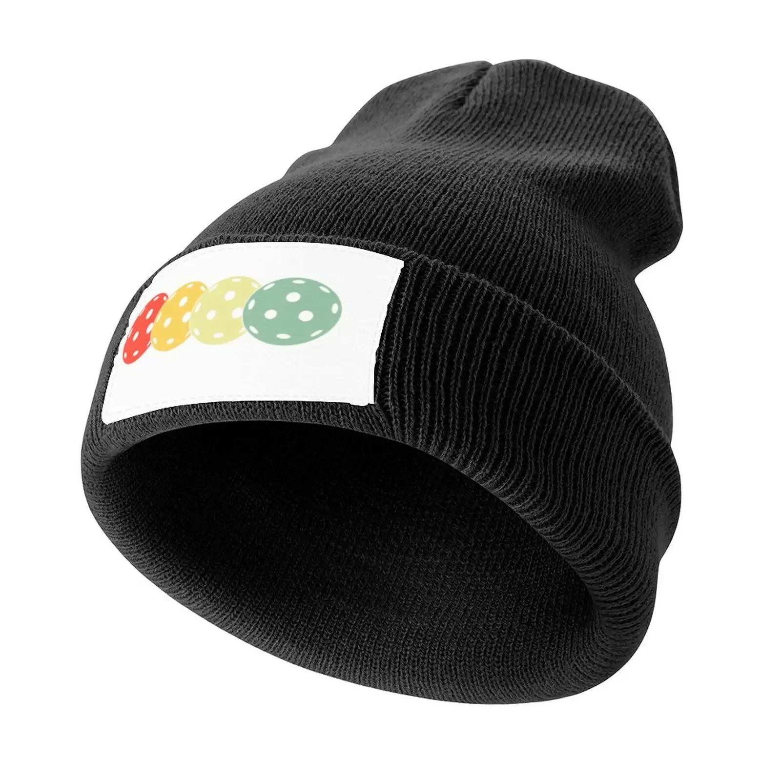 

Pickleball Balls Retro Knitted Cap fashionable Military Tactical Cap Hip Hop Ladies Men's