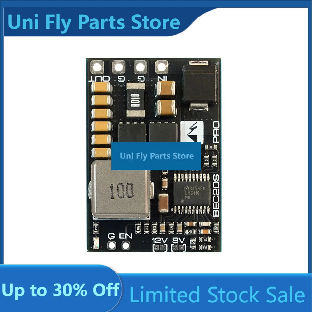 MATEK Mateksys BEC 20S-PRO 7-85V to 5V/8V/12V-5A Step-Down Regulator Module For FPV Racing Drone RC Parts