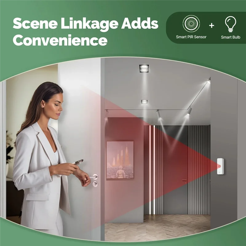 Top Deals Tuya Smart PIR Sensor Human Body Infrared Motion Detector Home Security Scene Linkage Automation