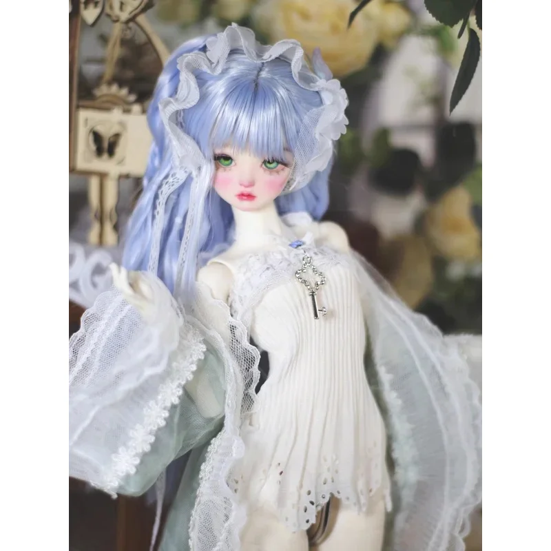 1/4 BJD دمية فستان أبيض أسود تنورة فستان طويل مجموعة دمى الملابس والاكسسوارات (الملابس فقط لا دمى)