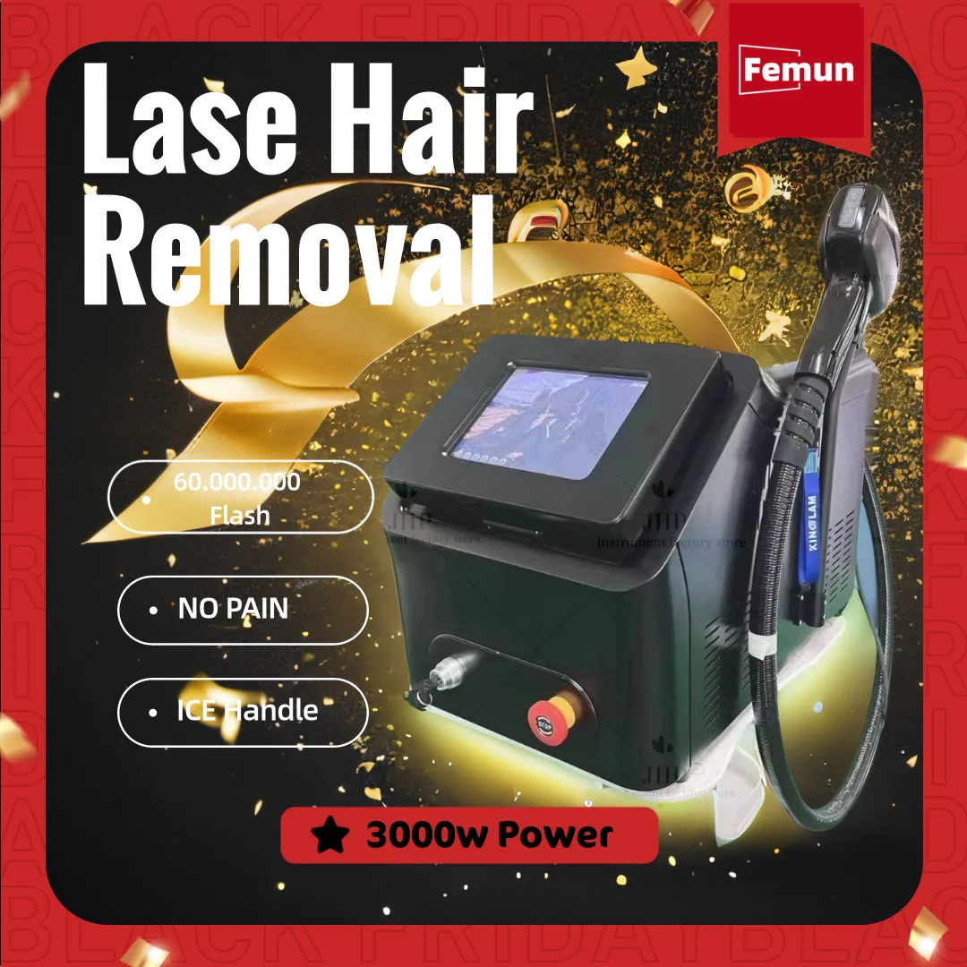 

Newest 808nm Diode Laser Permanent Hair Removal Machine 2024 Profesional 3000w 808nm 4 wave Alexandrite 755nm Equipment