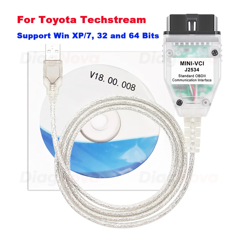 ミニ-vci-j2534-obd2-診断ケーブルトヨタレクサス-tis-techstream-v1800008-ソフトウェア-ft232rq-ft232rl-チップ車故障スキャナー