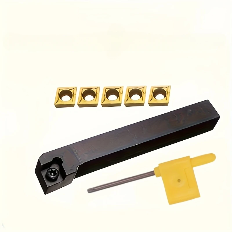 

1/2 дюйма SCLCR1121H09 токарный инструмент 10 шт. CCMT09T304 твердосплавные вставки токарный станок с ЧПУ для набора для обработки стали