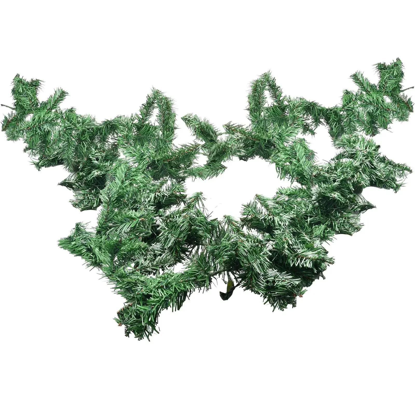 2.7M Christmas Rattan Garlands Xmas Tree Wreath For Fireplaces Stairs Front Door Hanging Pendant Rattan 2024 New Year Decoration