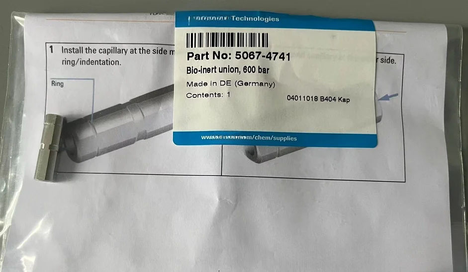 Agilent 5067-4741 Zero Dead Volume Double, Bioinert, Stainless Steel,