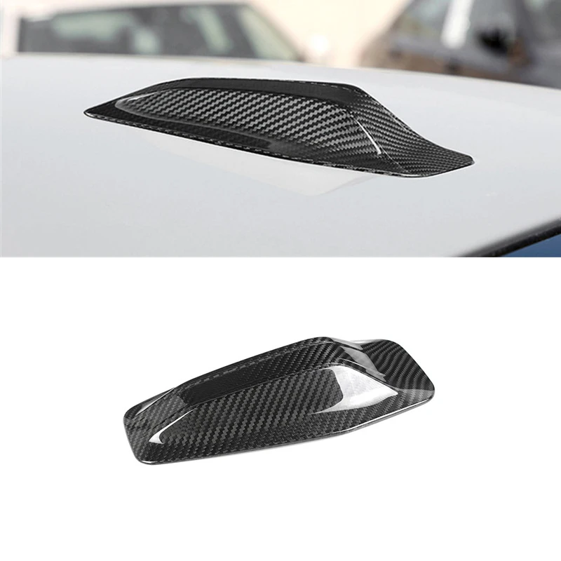 

For BMW 4 Series G26 2022+ Carbon Fiber Car Roof Shark Fin Antenna Cover Trim Sticker Car Accessories