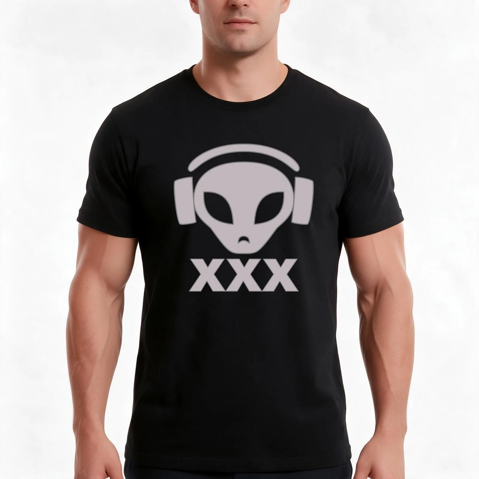 Watase Kiui (Yoru no Kurage wa Oyogenai) Alien with Headphones T-Shirt Summer Casual Cotton Tee Oversized Streetwear Tops